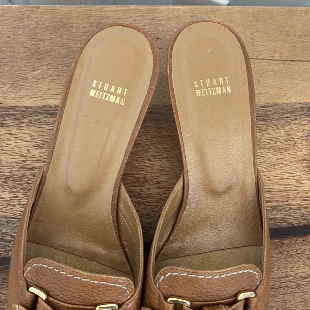 Stuart Weitzman mules in excellent condition - Picture 8 of 17